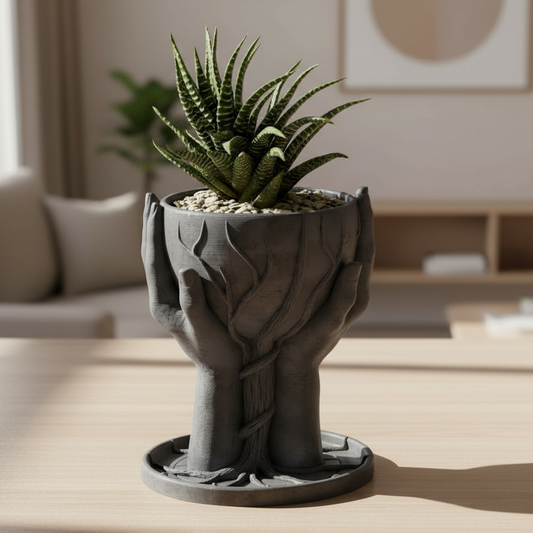 Hands Flower Pot (Only pot)