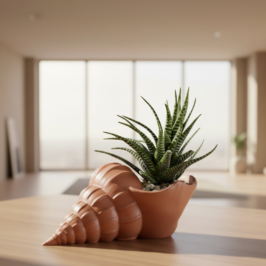 Shell Planter (Only pot)