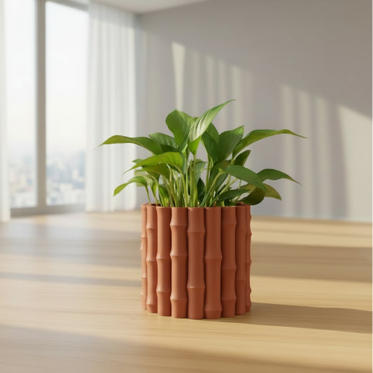 Bamboo Shaped Planter (Only pot)