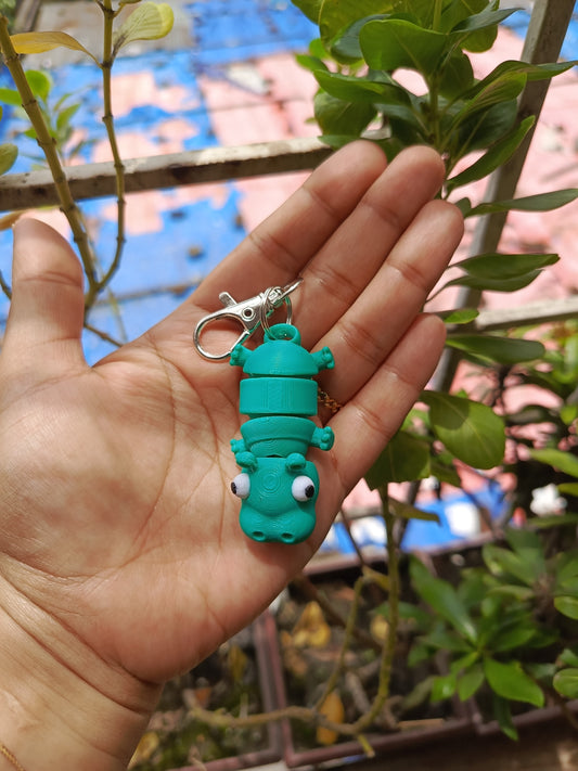 Hippopotamus keychain