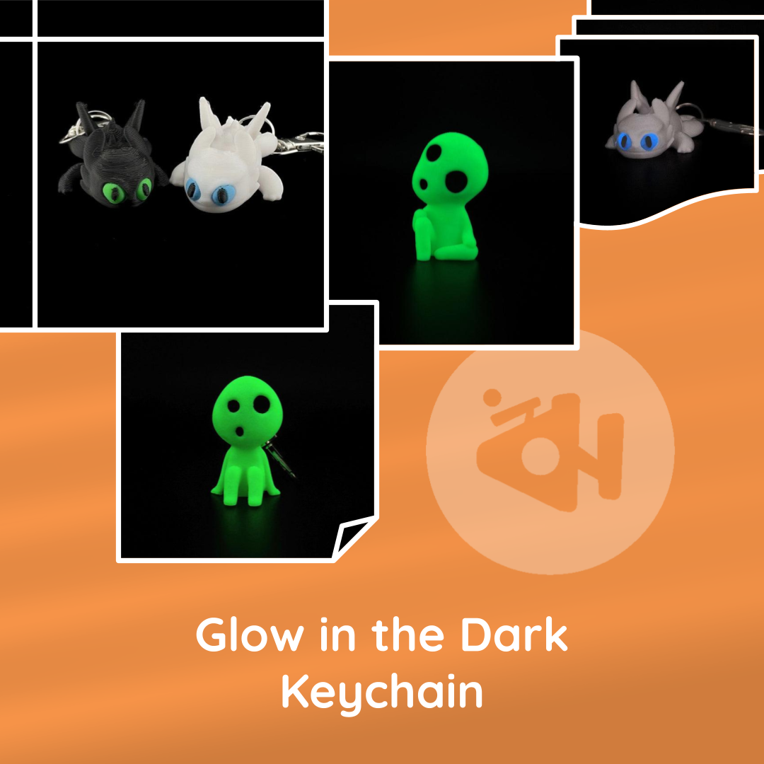 Glow in the Dark Keychain