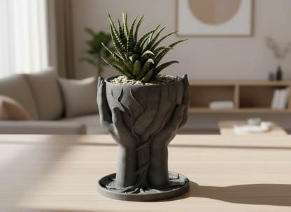 Hands Flower Pot