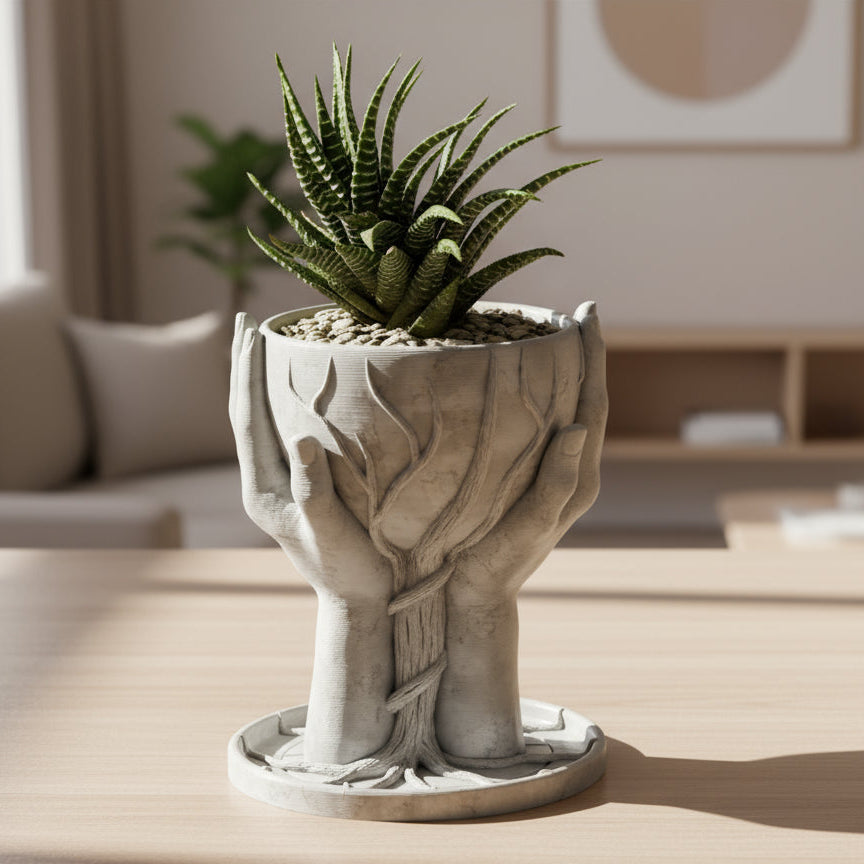 Hands Flower Pot