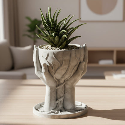 Hands Flower Pot
