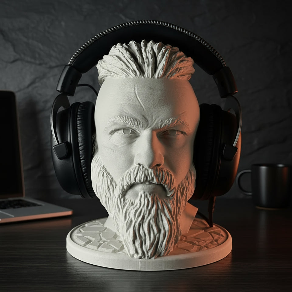 Headphone Stand - Ragnar Lothbrok Bust - Vikings
