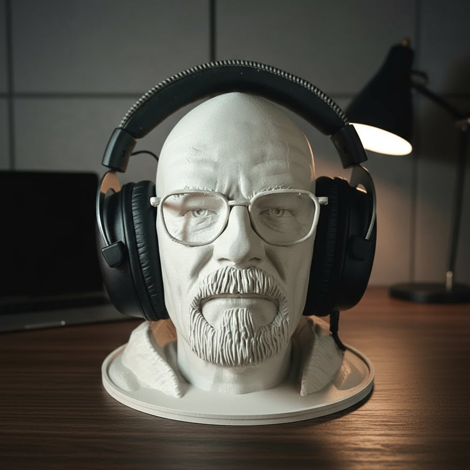 Headphone Stand - Walter White Bust - Breaking Bad