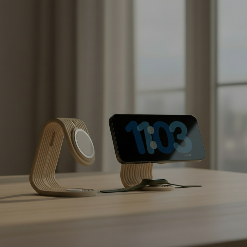 iPhone and Apple Watch Charging Stand (Only Stand)