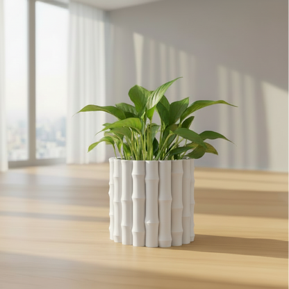 Bamboo Shaped Planter (Only pot)