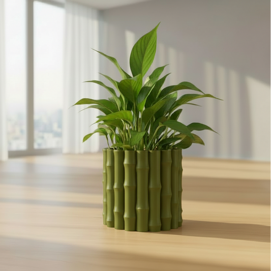 Bamboo Shaped Planter (Only pot)
