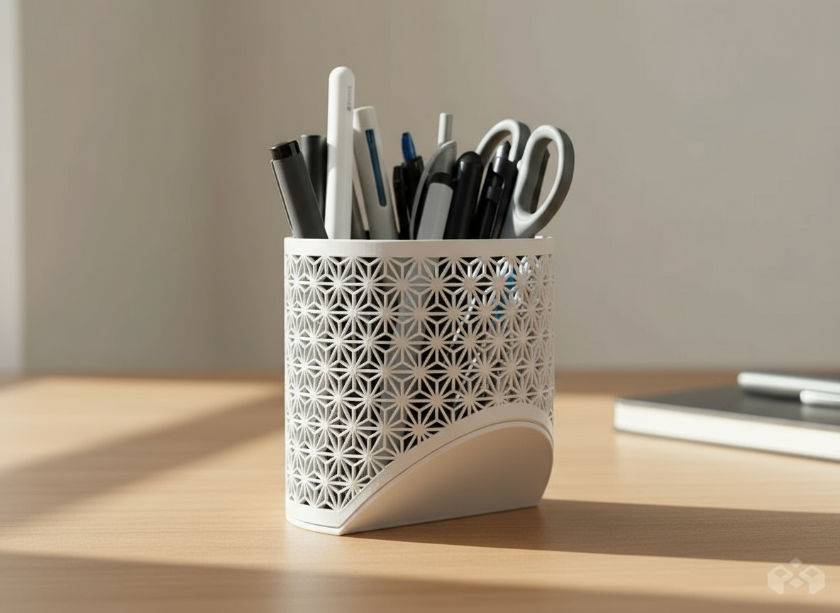 Asanoha Pen Holder - Desk Organizer