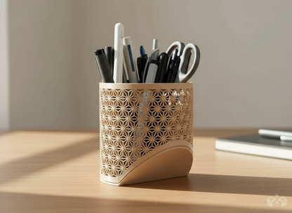 Asanoha Pen Holder - Desk Organizer