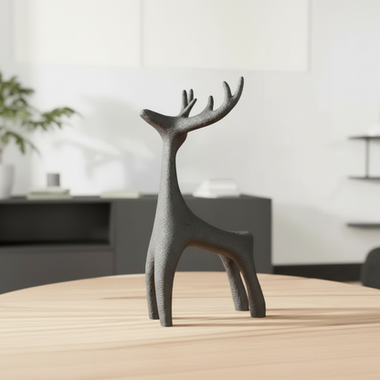 Minimalist Deer Sculpture