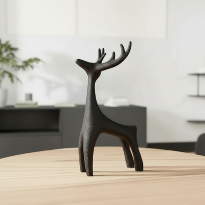 Minimalist Deer Sculpture