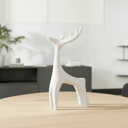 Minimalist Deer Sculpture