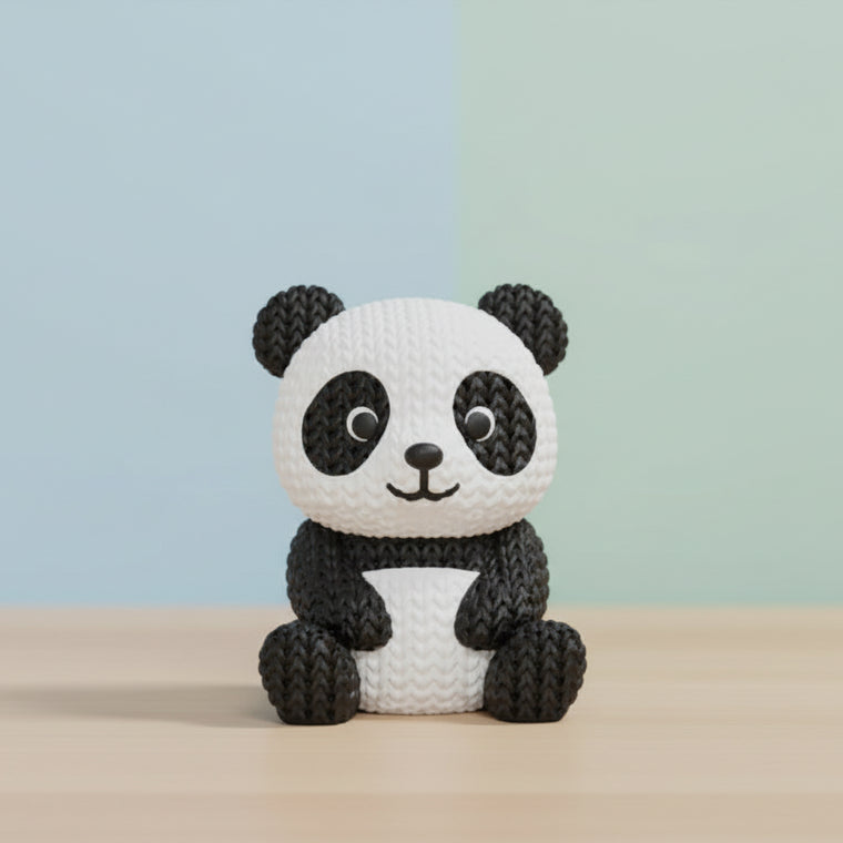 Knitted Panda