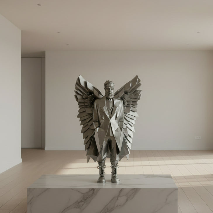 Modern Angel Sculpture
