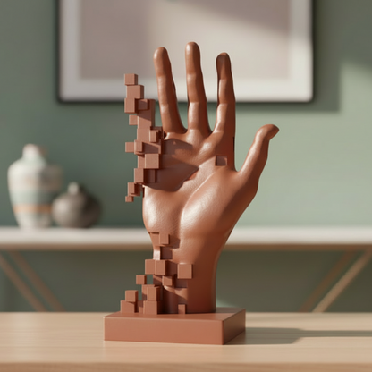 Pixelated Hand