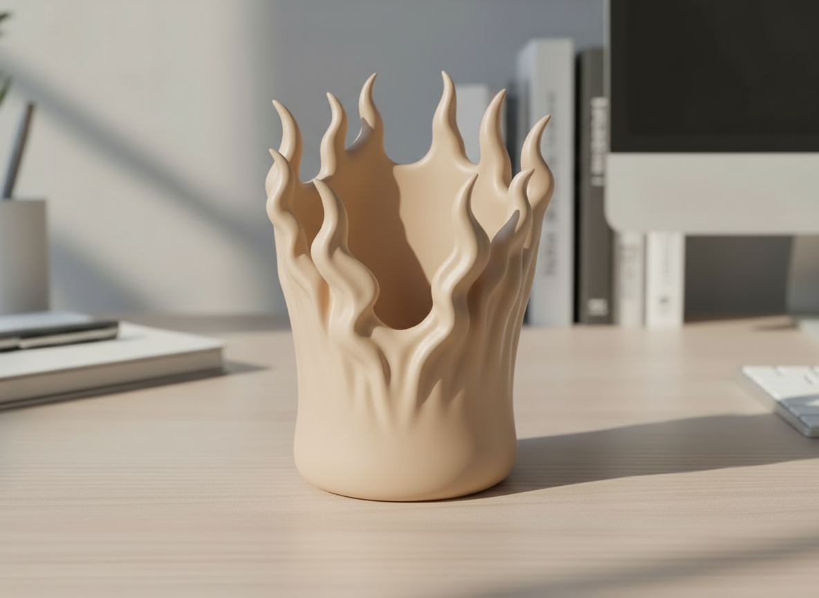 Fire Pen Holder