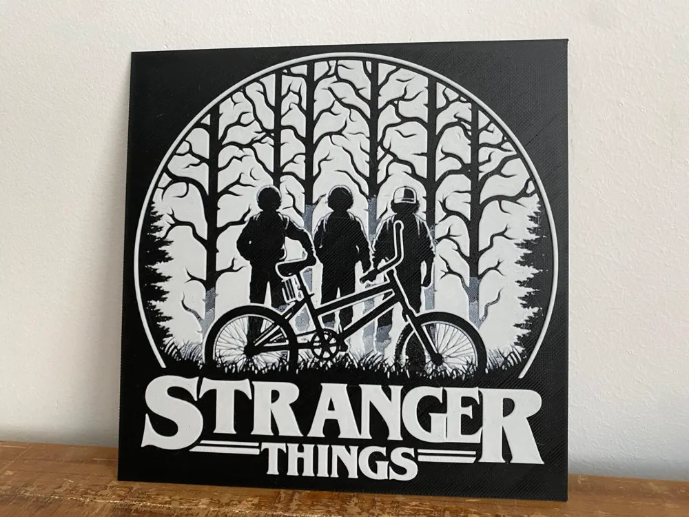 Stranger Things Hueforge Wall Art