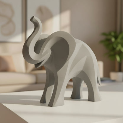Abstract Elephant Sculpture