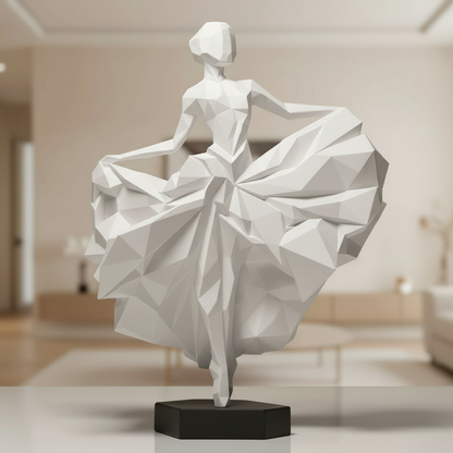 Geometric Ballerina Dancer
