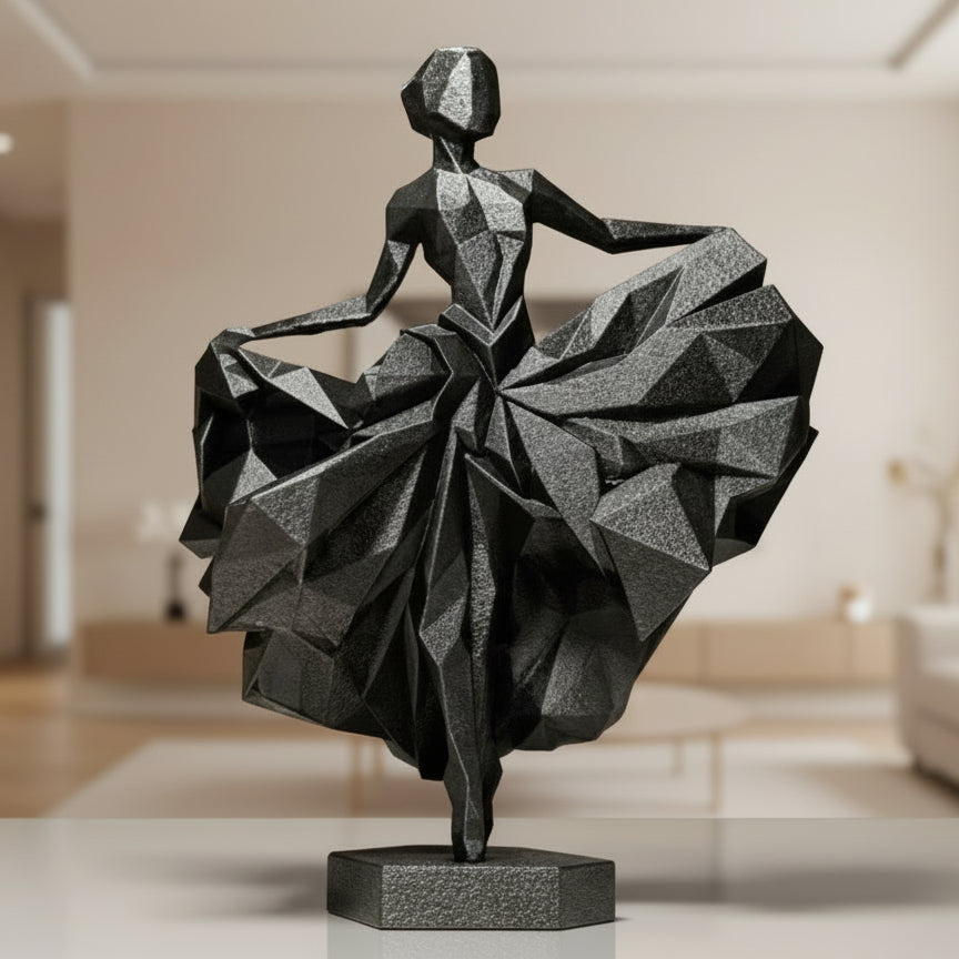 Geometric Ballerina Dancer