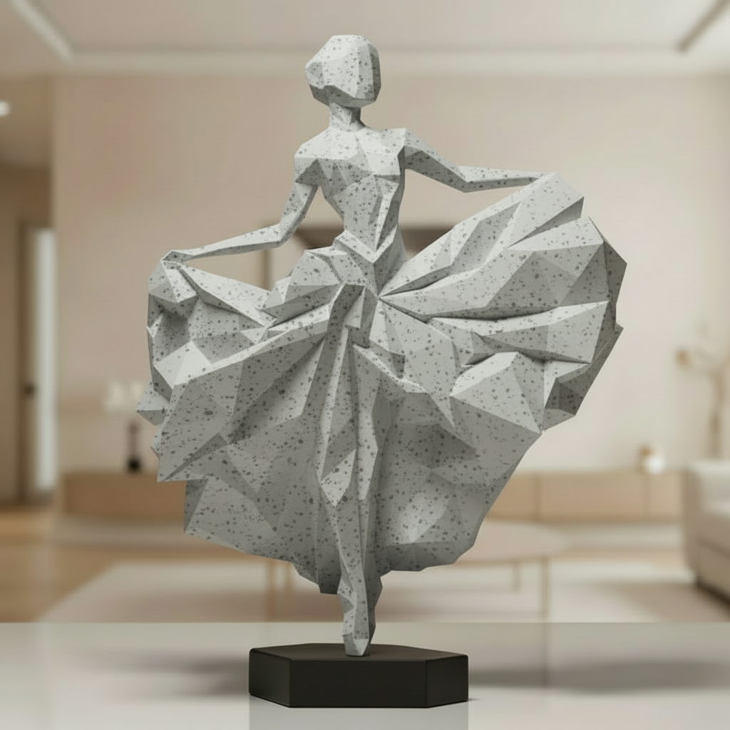 Geometric Ballerina Dancer