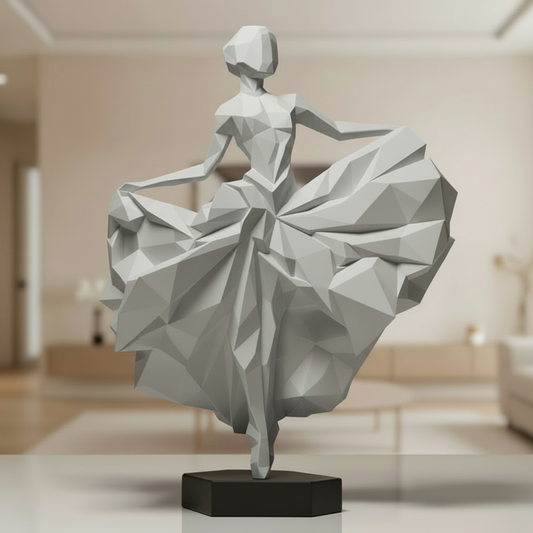 Geometric Ballerina Dancer