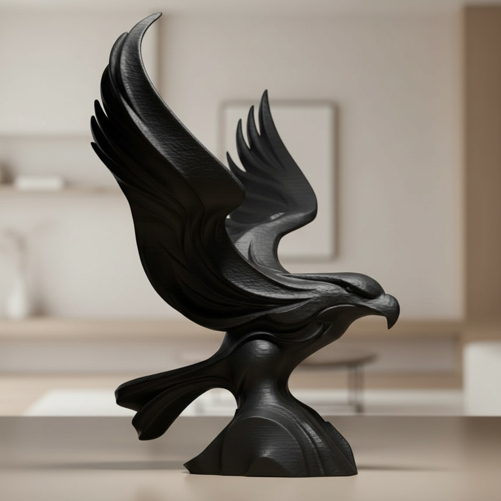 Elegant Eagle Sculpture