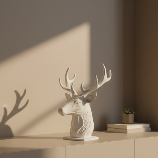 Deer Head Sculpture