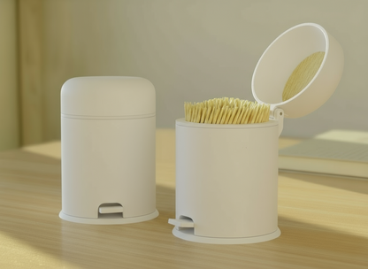 Mini Pedal Bin Toothpick Holder