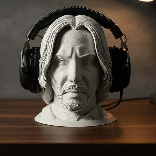 Headphone Stand - John Wick bust