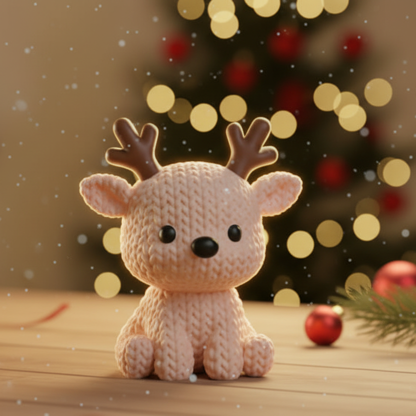 Knitted Reindeer