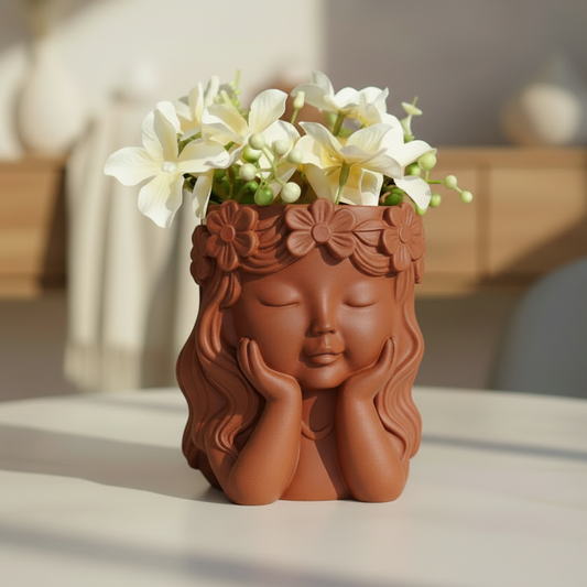 Little Girl Planter (Only pot)