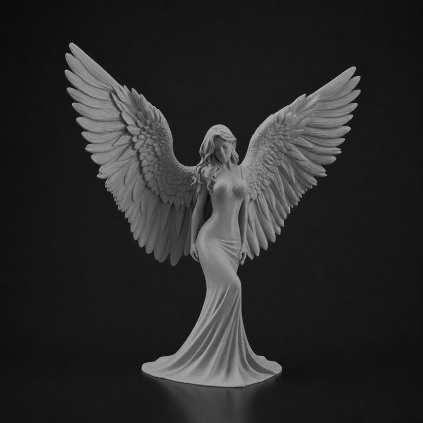 Angel Decor in Gray