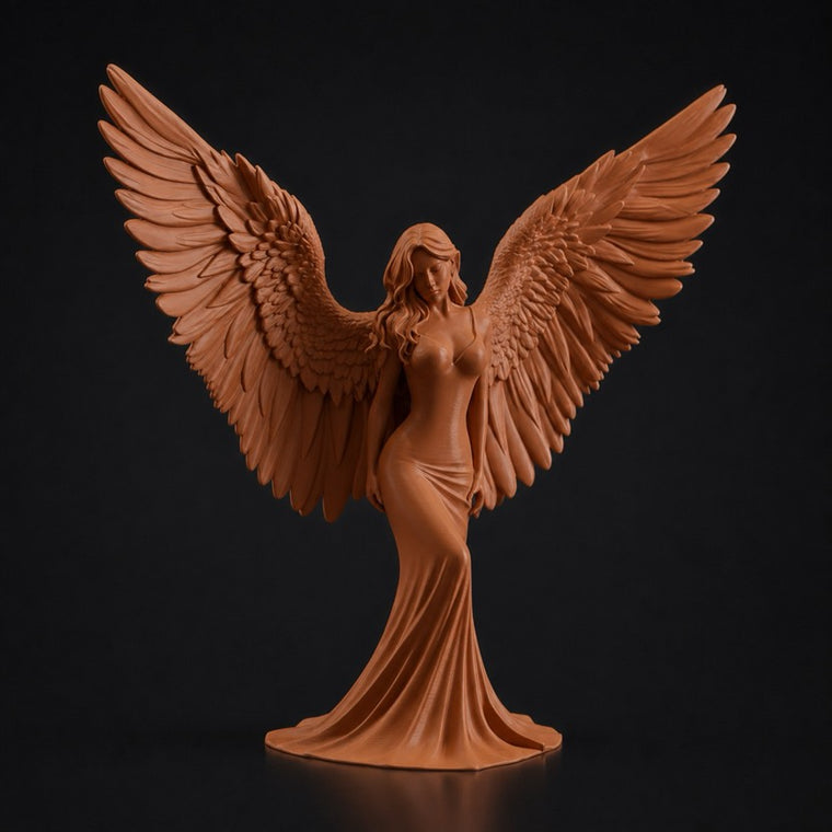 Angel Decor in Terracotta