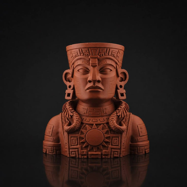 Aztec Planter (Only pot) Brown