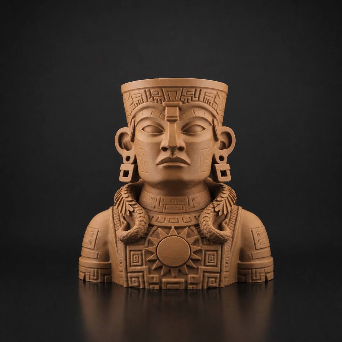 Aztec Planter Caramel