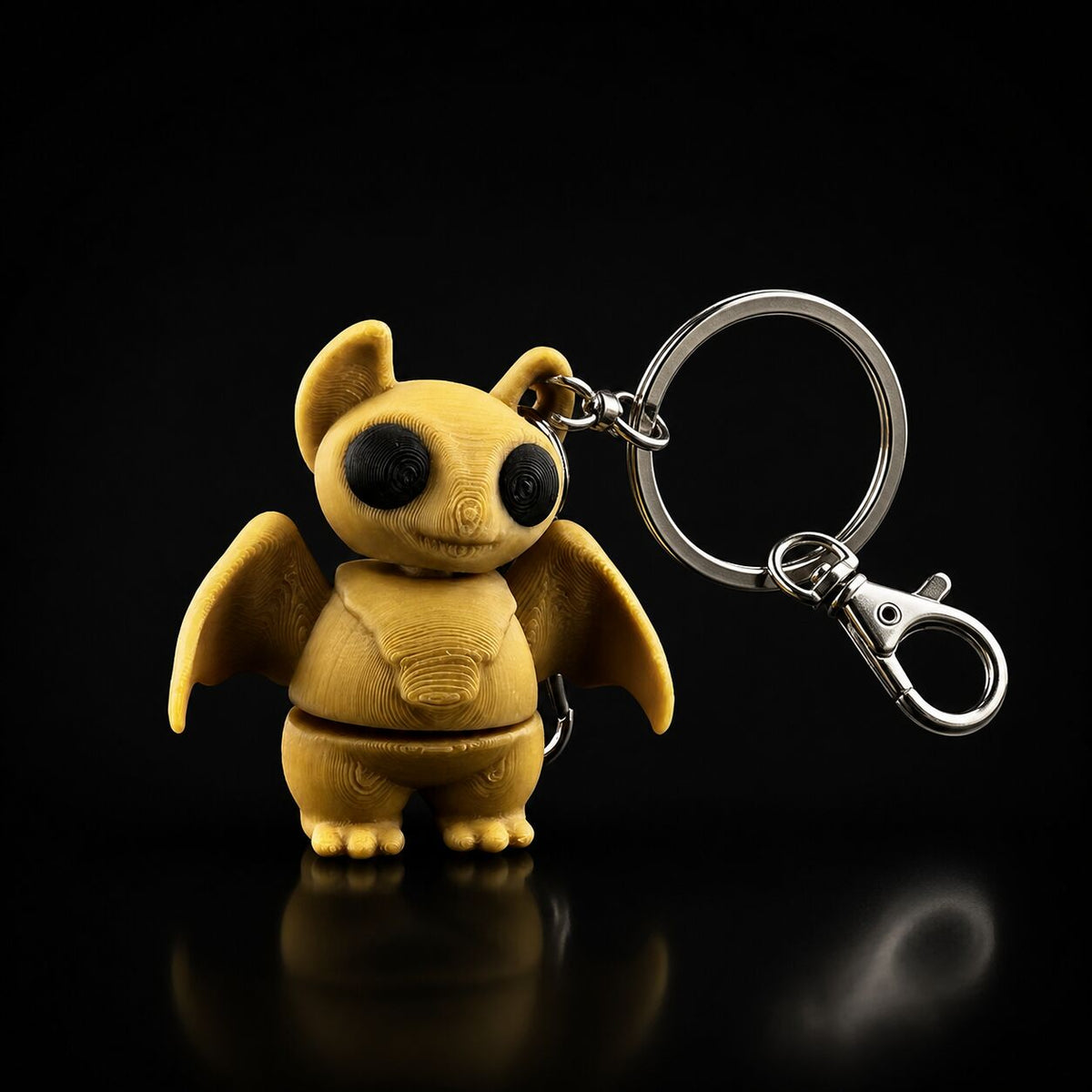 Baby bat keychain keychain