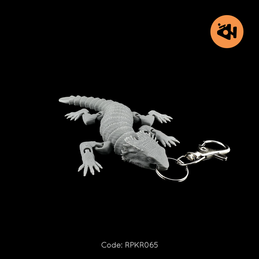 Bearded dragon keychain