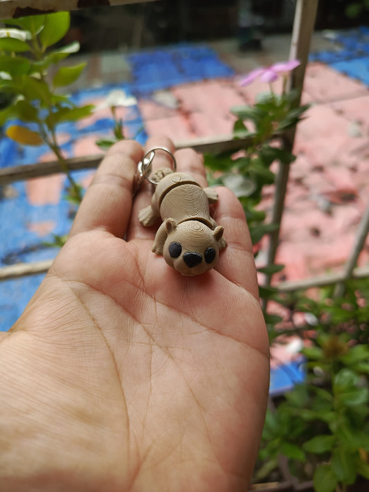 Beaver keychain