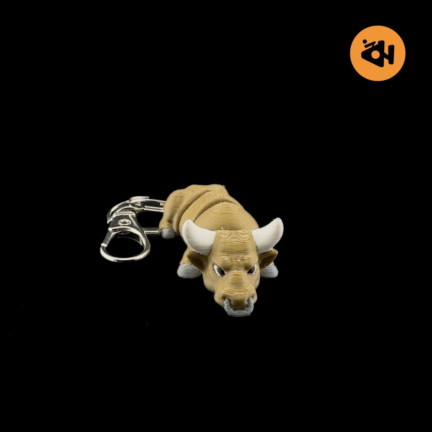 Bull Keychain