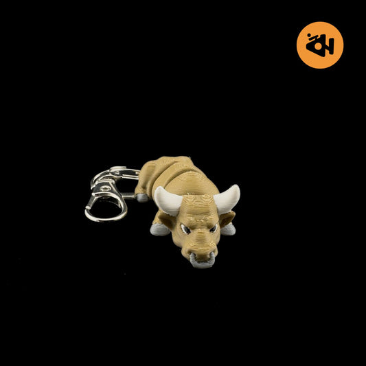 Bull Keychain