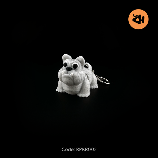 Bulldog keychain