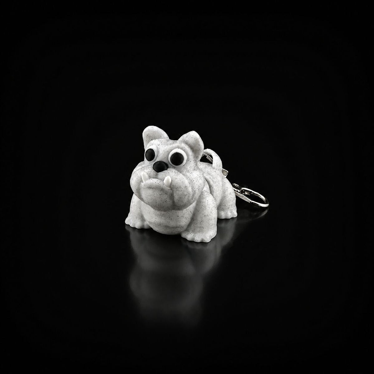 Bulldog keychain keychain