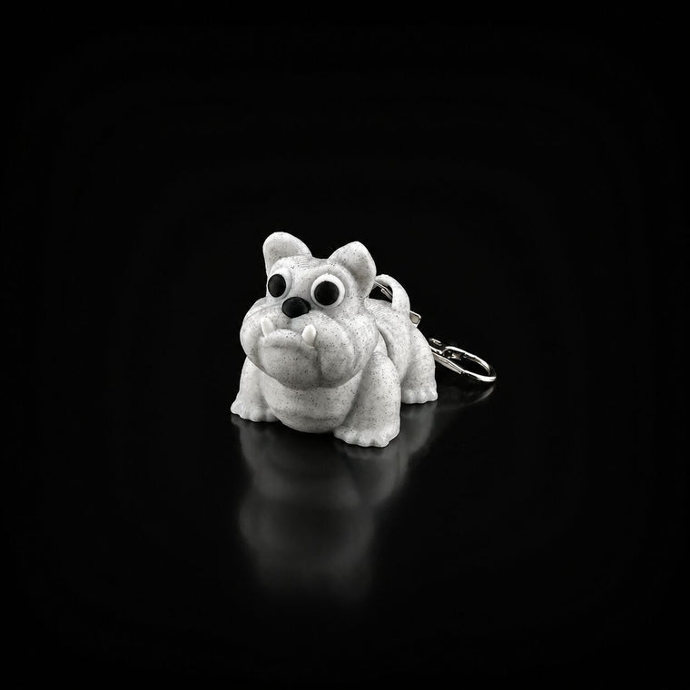 Bulldog keychain keychain