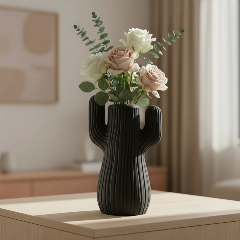 Cactus Vase – A Playful Desert-Inspired Design