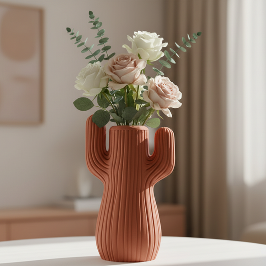 Desert Cactus Charm Vase (Only vase)