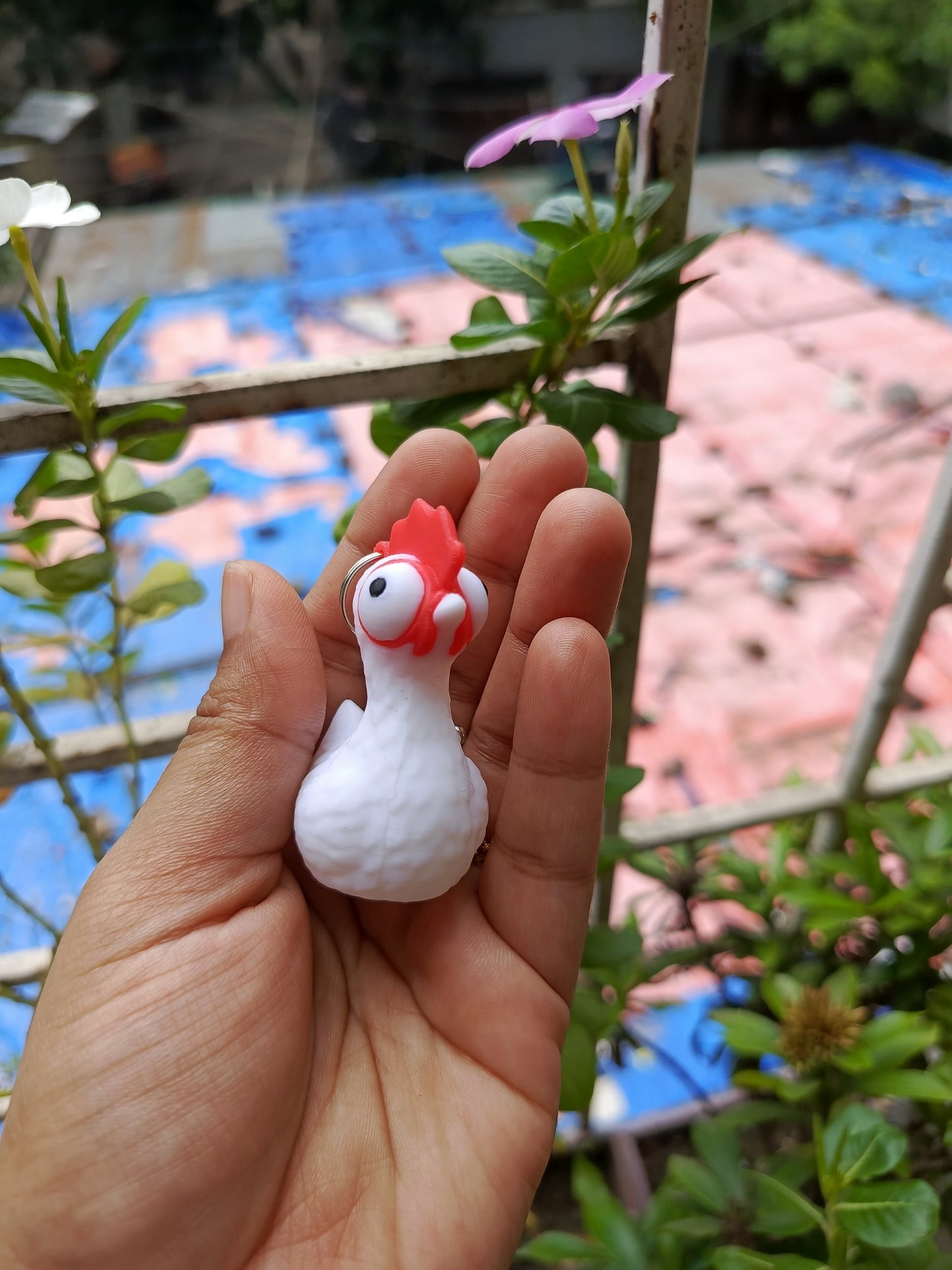 Chicken keychain