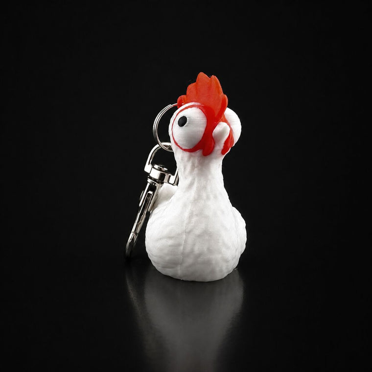 Chicken keychain keychain